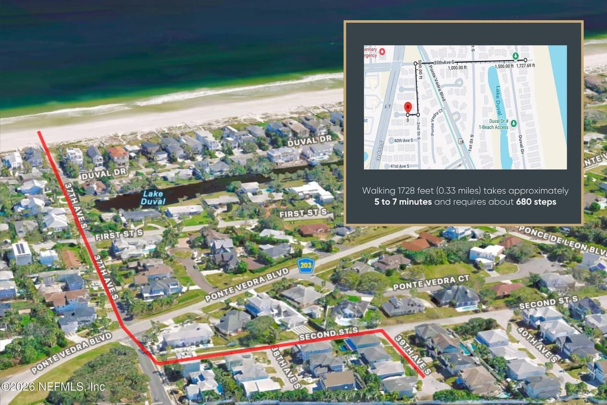 225 39TH Avenue S, Jacksonville Beach, FL 32250, Jacksonville Beach, FL - photo 2